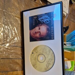 Michael Bolton Signed CD Display